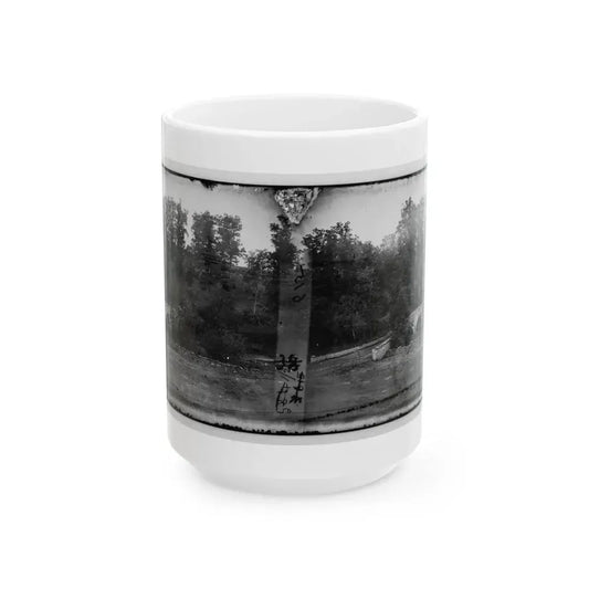 Antietam, Maryland. Burnside Bridge Across The Antietam 001 (U.S. Civil War) White Coffee Mug 15oz - Go Mug Yourself