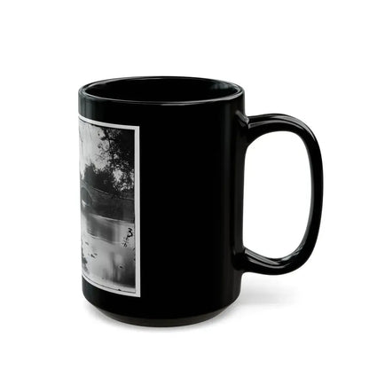 Antietam, Maryland. Burnside Bridge Across The Antietam. Southwest View (U.S. Civil War) Black Coffee Mug - Go Mug Yourself