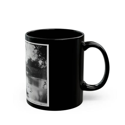 Antietam, Maryland. Burnside Bridge Across The Antietam. Southwest View (U.S. Civil War) Black Coffee Mug - Go Mug Yourself
