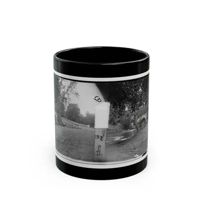 Antietam, Maryland. Burnside Bridge Across The Antietam (U.S. Civil War) Black Coffee Mug 11oz - Go Mug Yourself