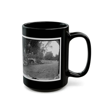 Antietam, Maryland. Burnside Bridge Across The Antietam (U.S. Civil War) Black Coffee Mug - Go Mug Yourself