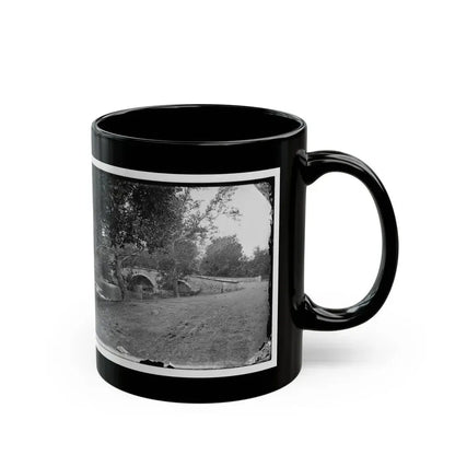 Antietam, Maryland. Burnside Bridge Across The Antietam (U.S. Civil War) Black Coffee Mug - Go Mug Yourself