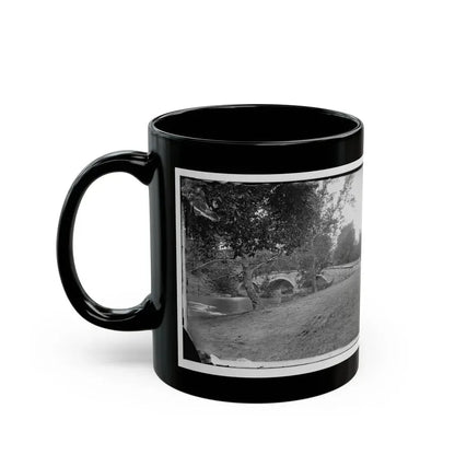 Antietam, Maryland. Burnside Bridge Across The Antietam (U.S. Civil War) Black Coffee Mug - Go Mug Yourself