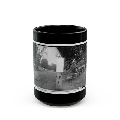 Antietam, Maryland. Burnside Bridge Across The Antietam (U.S. Civil War) Black Coffee Mug - Go Mug Yourself
