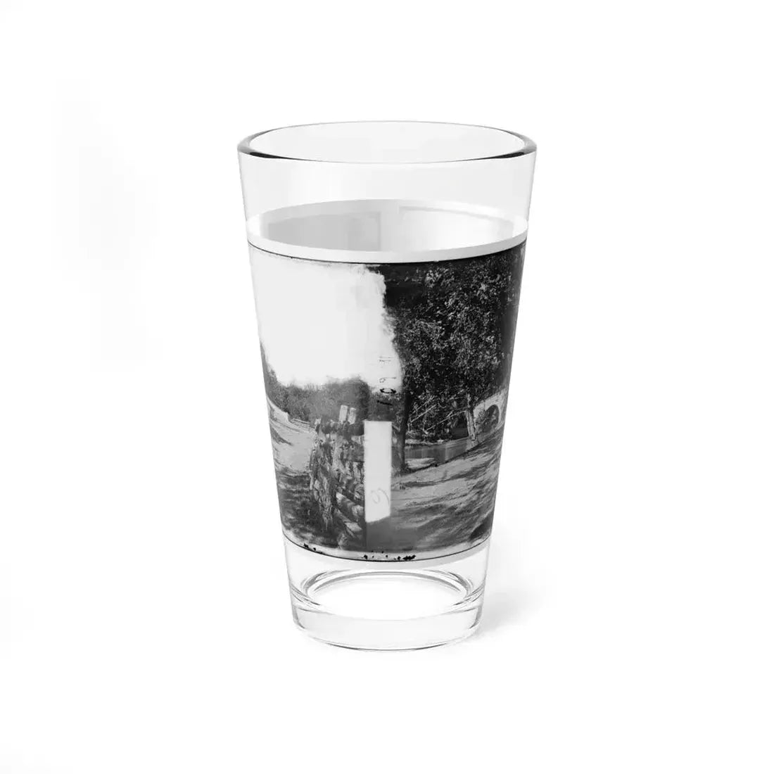 Antietam, Maryland. Burnside Bridge From The Southeast (U.S. Civil War) Pint Glass 16oz 16oz - Go Mug Yourself