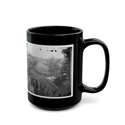 Antietam, Maryland. Burnside Bridge. Photographed From A Tree (U.S. Civil War) Black Coffee Mug - Go Mug Yourself