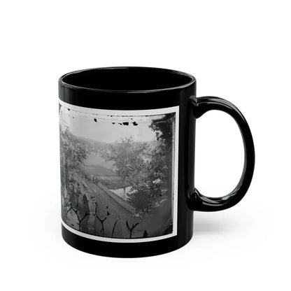 Antietam, Maryland. Burnside Bridge. Photographed From A Tree (U.S. Civil War) Black Coffee Mug - Go Mug Yourself