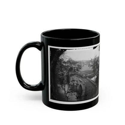 Antietam, Maryland. Burnside Bridge. Photographed From A Tree (U.S. Civil War) Black Coffee Mug - Go Mug Yourself