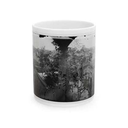Antietam, Maryland. Burnside Bridge. Photographed From A Tree (U.S. Civil War) White Coffee Mug 11oz - Go Mug Yourself