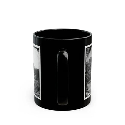 Antietam, Maryland. Burnside Bridge. Southeastern View (U.S. Civil War) Black Coffee Mug - Go Mug Yourself