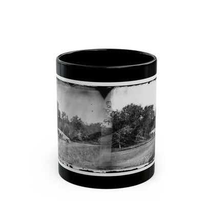 Antietam, Maryland. Burnside Bridge. Southeastern View (U.S. Civil War) Black Coffee Mug - Go Mug Yourself