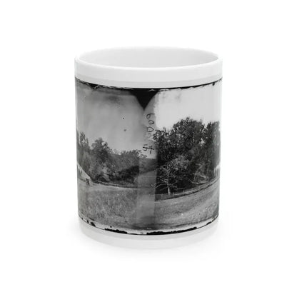 Antietam, Maryland. Burnside Bridge. Southeastern View (U.S. Civil War) White Coffee Mug 11oz - Go Mug Yourself