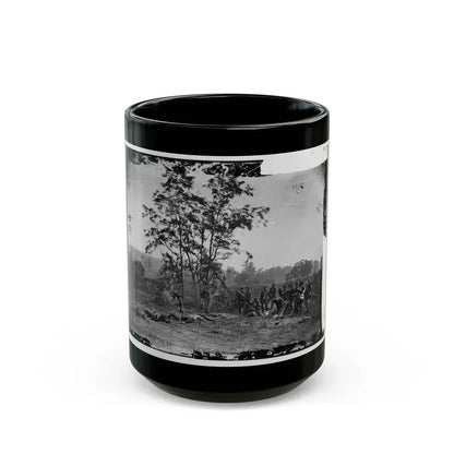 Antietam, Maryland. Burying The Dead Confederate Soldiers (U.S. Civil War) Black Coffee Mug 15oz - Go Mug Yourself