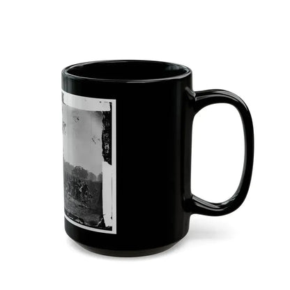 Antietam, Maryland. Burying The Dead Confederate Soldiers (U.S. Civil War) Black Coffee Mug - Go Mug Yourself