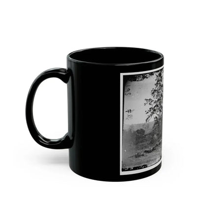 Antietam, Maryland. Burying The Dead Confederate Soldiers (U.S. Civil War) Black Coffee Mug - Go Mug Yourself