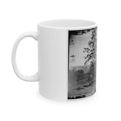Antietam, Maryland. Burying The Dead Confederate Soldiers (U.S. Civil War) White Coffee Mug - Go Mug Yourself