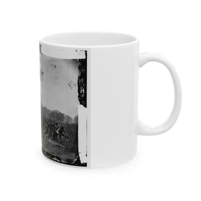Antietam, Maryland. Burying The Dead Confederate Soldiers (U.S. Civil War) White Coffee Mug - Go Mug Yourself