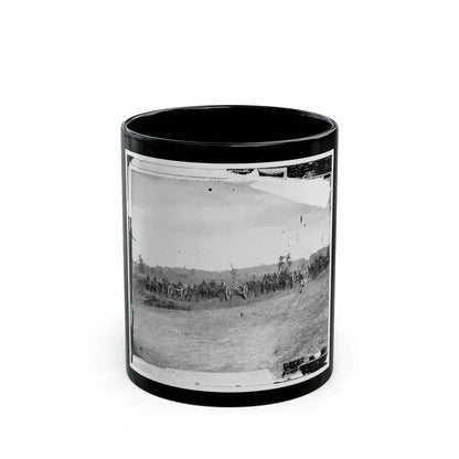 Antietam, Maryland. Captain J.M. Knap's Penn. Independent Battery  E  Light Artillery (U.S. Civil War) Black Coffee Mug 11oz - Go Mug Yourself