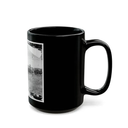 Antietam, Maryland. Captain J.M. Knap's Penn. Independent Battery  E  Light Artillery (U.S. Civil War) Black Coffee Mug - Go Mug Yourself