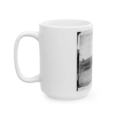 Antietam, Maryland. Captain J.M. Knap's Penn. Independent Battery  E  Light Artillery (U.S. Civil War) White Coffee Mug - Go Mug Yourself