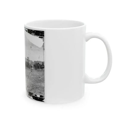 Antietam, Maryland. Captain J.M. Knap's Penn. Independent Battery  E  Light Artillery (U.S. Civil War) White Coffee Mug - Go Mug Yourself