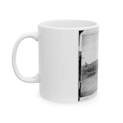 Antietam, Maryland. Captain J.M. Knap's Penn. Independent Battery  E  Light Artillery (U.S. Civil War) White Coffee Mug - Go Mug Yourself