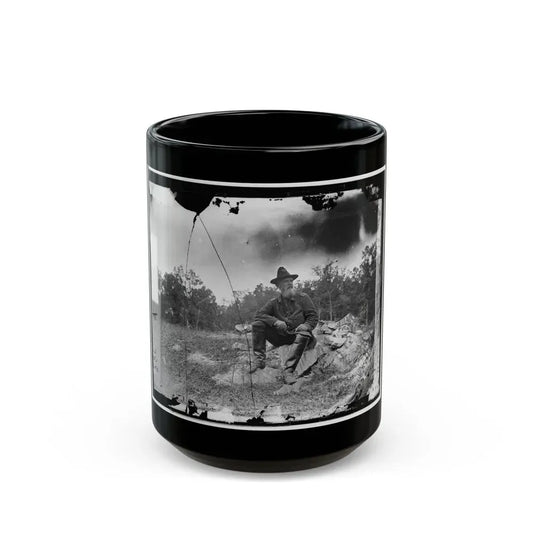 Antietam, Maryland. Col. Turner G. Morehead, 106th Pennsylvania Volunteers (U.S. Civil War) Black Coffee Mug 15oz - Go Mug Yourself