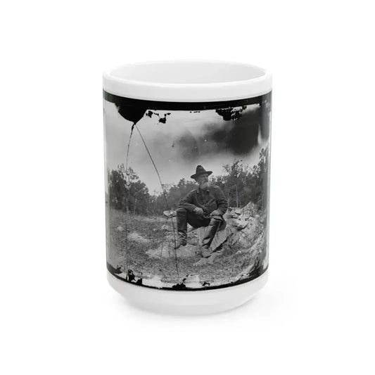 Antietam, Maryland. Col. Turner G. Morehead, 106th Pennsylvania Volunteers (U.S. Civil War) White Coffee Mug 15oz - Go Mug Yourself