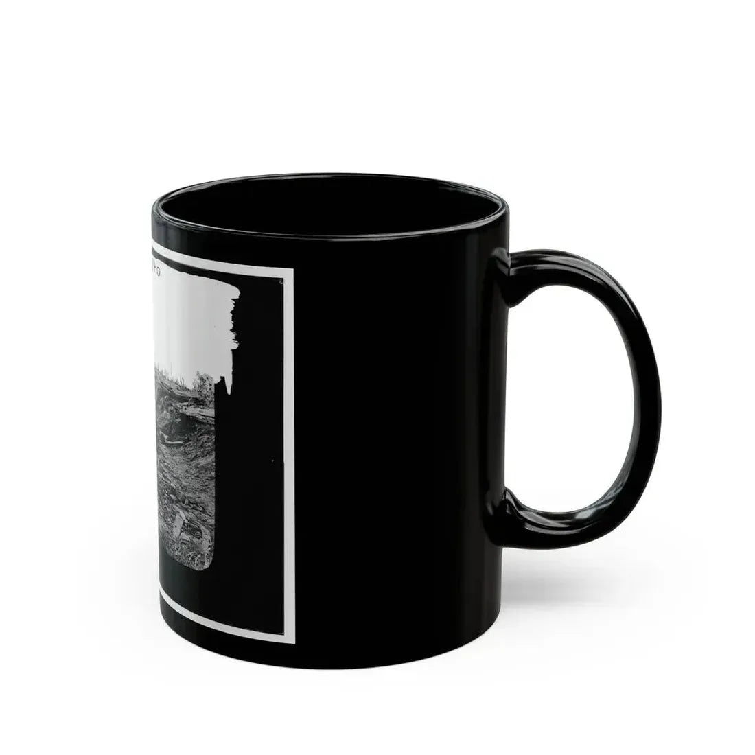 Antietam, Maryland. Confederate Dead In A Ditch On The Right Wing (U.S. Civil War) Black Coffee Mug - Go Mug Yourself