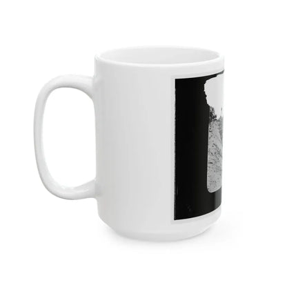 Antietam, Maryland. Confederate Dead In A Ditch On The Right Wing (U.S. Civil War) White Coffee Mug - Go Mug Yourself