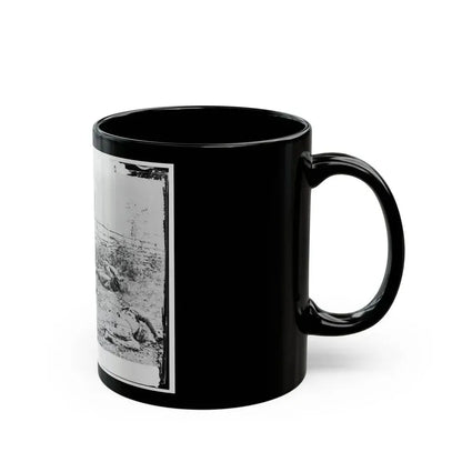 Antietam, Maryland. Confederate Soldiers As They Fell Inside The Fence On The Hagerstown Road (U.S. Civil War) Black Coffee Mug - Go Mug Yourself