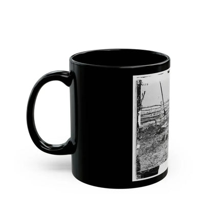 Antietam, Maryland. Confederate Soldiers As They Fell Inside The Fence On The Hagerstown Road (U.S. Civil War) Black Coffee Mug - Go Mug Yourself