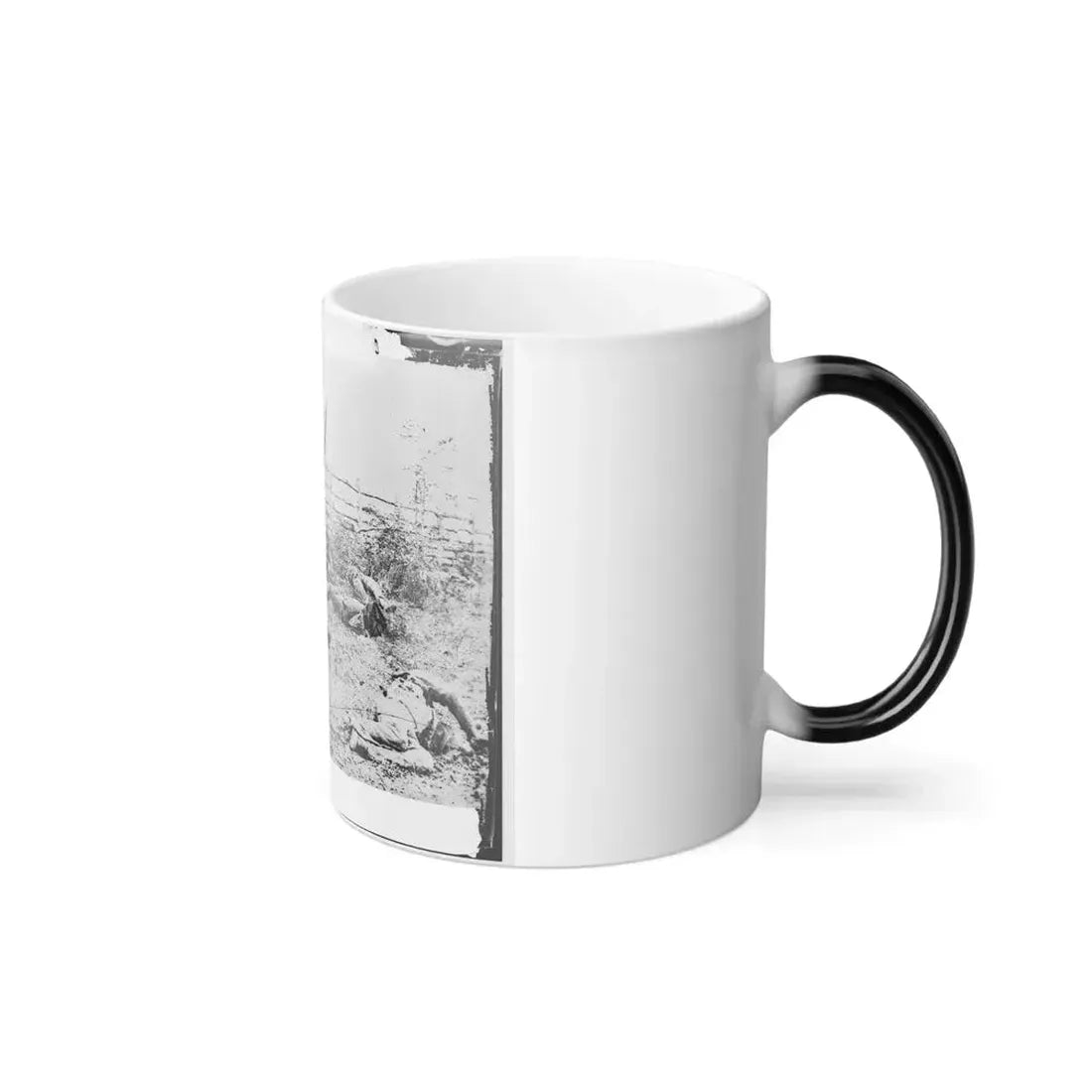 Antietam, Maryland. Confederate Soldiers as They Fell Inside the Fence on the Hagerstown Road (U.S. Civil War) Color Changing Coffee Mug 11oz - Go Mug Yourself