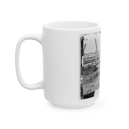 Antietam, Maryland. Confederate Soldiers As They Fell Inside The Fence On The Hagerstown Road (U.S. Civil War) White Coffee Mug - Go Mug Yourself