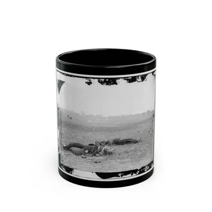 Antietam, Maryland. Confederate Soldiers As They Fell Near The Burnside Bridge (U.S. Civil War) Black Coffee Mug 11oz - Go Mug Yourself
