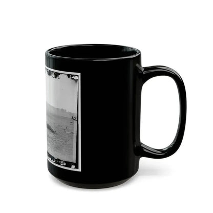 Antietam, Maryland. Confederate Soldiers As They Fell Near The Burnside Bridge (U.S. Civil War) Black Coffee Mug - Go Mug Yourself