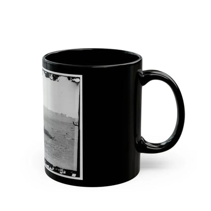 Antietam, Maryland. Confederate Soldiers As They Fell Near The Burnside Bridge (U.S. Civil War) Black Coffee Mug - Go Mug Yourself