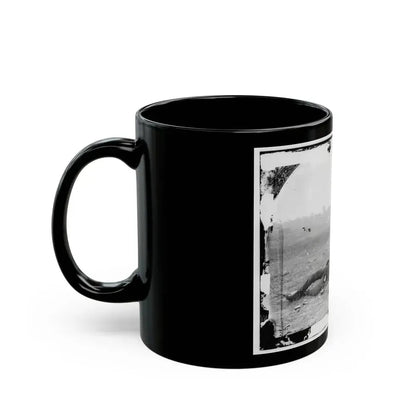 Antietam, Maryland. Confederate Soldiers As They Fell Near The Burnside Bridge (U.S. Civil War) Black Coffee Mug - Go Mug Yourself