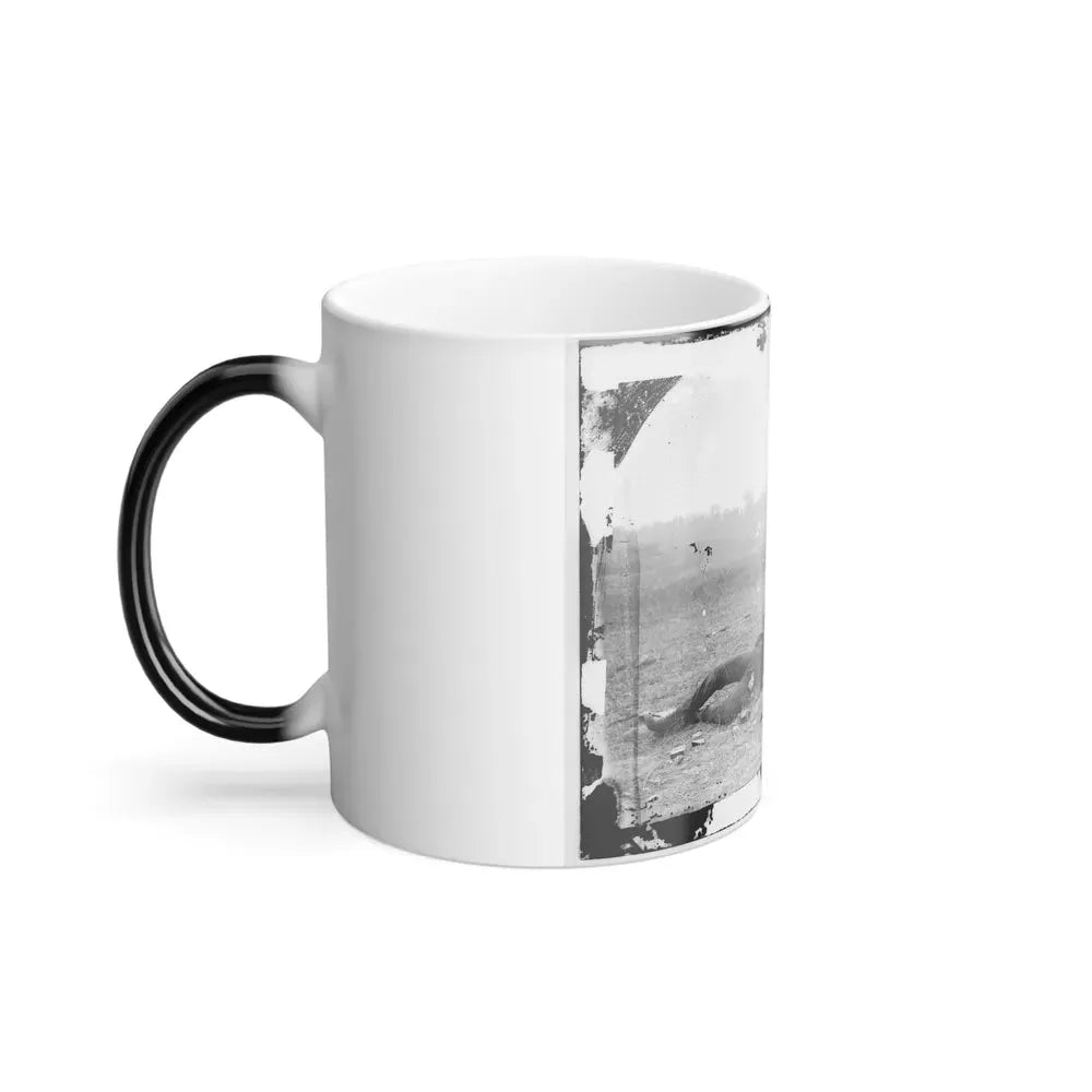 Antietam, Maryland. Confederate Soldiers as They Fell Near the Burnside Bridge (U.S. Civil War) Color Changing Coffee Mug 11oz - Go Mug Yourself
