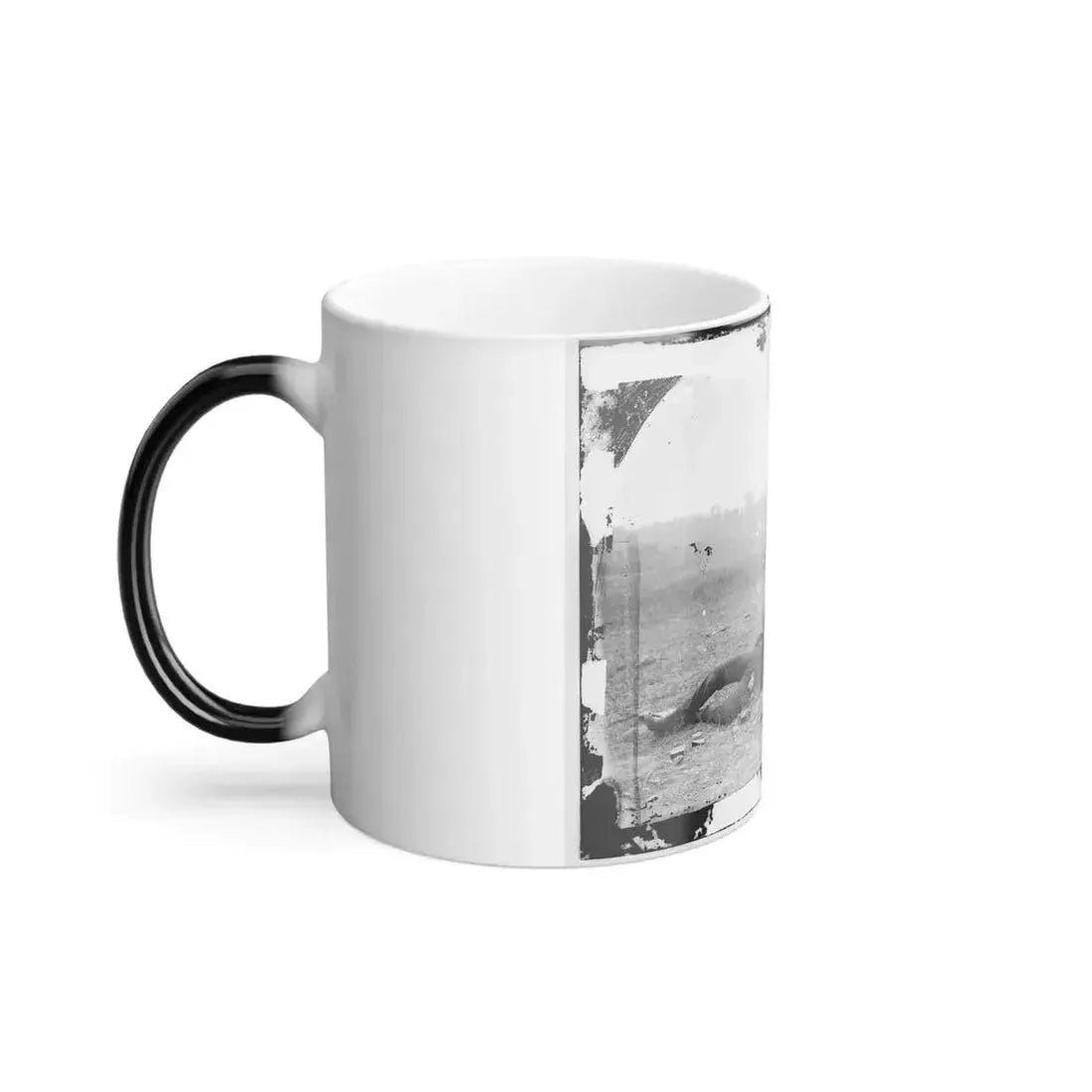 Antietam, Maryland. Confederate Soldiers as They Fell Near the Burnside Bridge (U.S. Civil War) Color Changing Coffee Mug 11oz - Go Mug Yourself