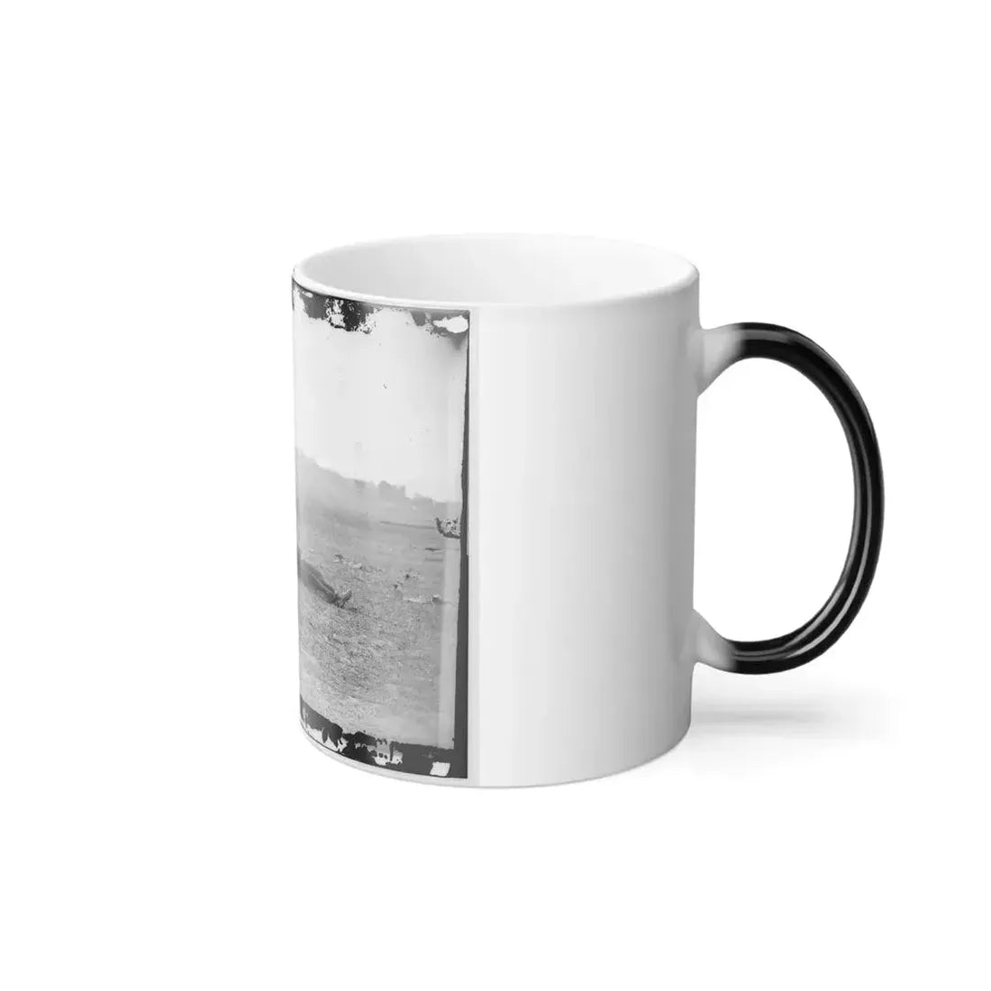 Antietam, Maryland. Confederate Soldiers as They Fell Near the Burnside Bridge (U.S. Civil War) Color Changing Coffee Mug 11oz - Go Mug Yourself