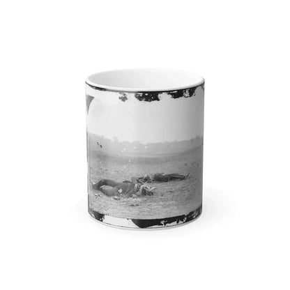 Antietam, Maryland. Confederate Soldiers as They Fell Near the Burnside Bridge (U.S. Civil War) Color Changing Coffee Mug 11oz - Go Mug Yourself