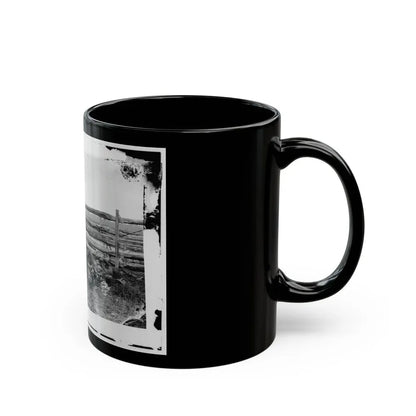Antietam, Maryland. Dead Of Stonewall Jackson's Brigade By Rail Fence On The Hagerstown Pike (U.S. Civil War) Black Coffee Mug - Go Mug Yourself