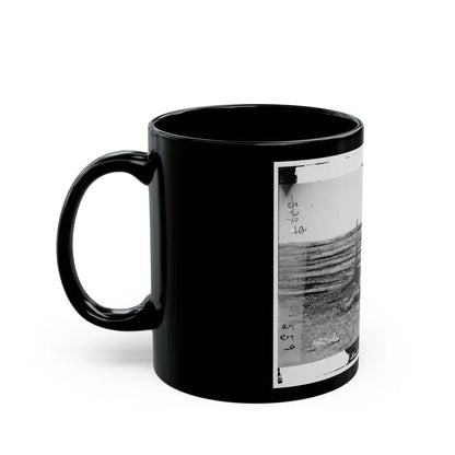 Antietam, Maryland. Dead Of Stonewall Jackson's Brigade By Rail Fence On The Hagerstown Pike (U.S. Civil War) Black Coffee Mug - Go Mug Yourself
