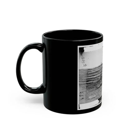Antietam, Maryland. Dead Of Stonewall Jackson's Brigade By Rail Fence On The Hagerstown Pike (U.S. Civil War) Black Coffee Mug - Go Mug Yourself
