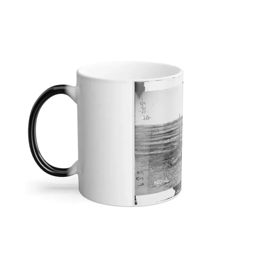 Antietam, Maryland. Dead of Stonewall Jackson's Brigade by Rail Fence on the Hagerstown Pike (U.S. Civil War) Color Changing Coffee Mug 11oz - Go Mug Yourself