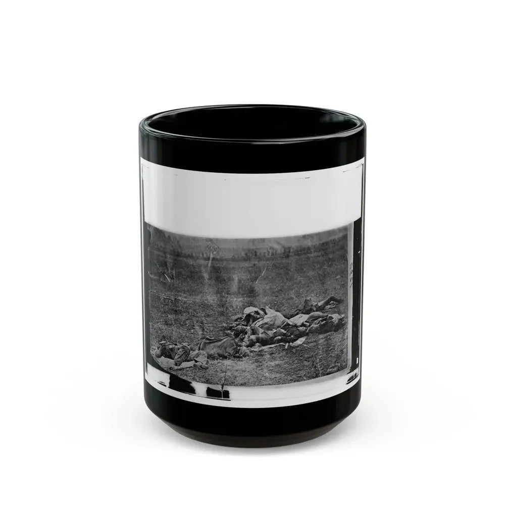 Antietam, Maryland. Dead On Battlefield (U.S. Civil War) Black Coffee Mug 15oz - Go Mug Yourself