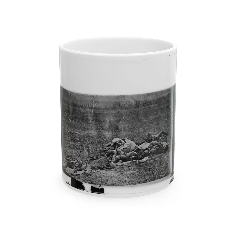 Antietam, Maryland. Dead On Battlefield (U.S. Civil War) White Coffee Mug 11oz - Go Mug Yourself