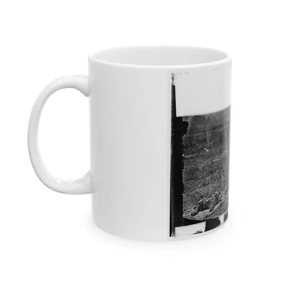 Antietam, Maryland. Dead On Battlefield (U.S. Civil War) White Coffee Mug - Go Mug Yourself
