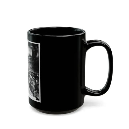 Antietam, Maryland. Dead Soldiers In Ditch On The Right Wing Where Kimball's Brigade Fought So Desperately (U.S. Civil War) Black Coffee Mug - Go Mug Yourself